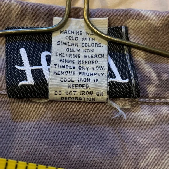 Tie-Dye Camouflage Jean Jacket - Women Size M - Picture 5 of 8